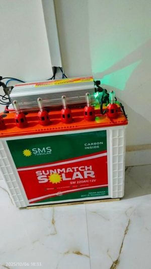 3000W Solar Inverter Package with 1Tubular Battery & 1 Solar Panel