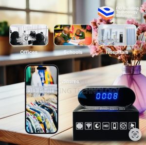 WiFi Digital Table Clock & Hidden Camera