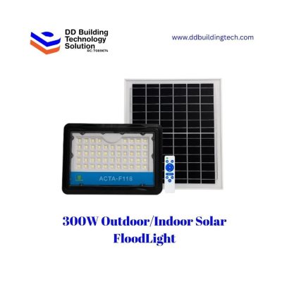 300W Outdoor/Indoor Solar Flood Light
