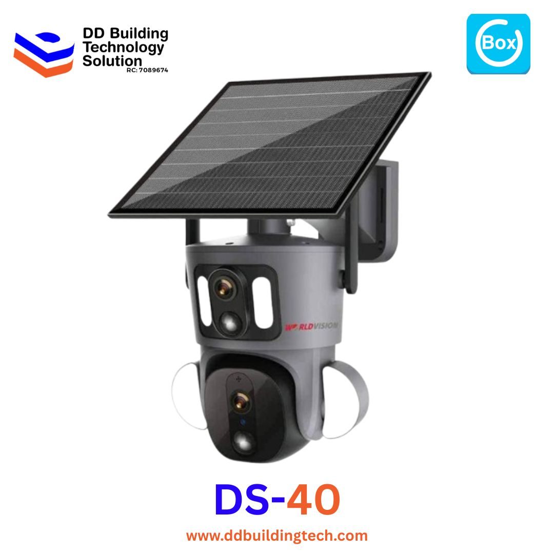 4G Ubox Dual Lens PTZ Solar Camera (DS-40)